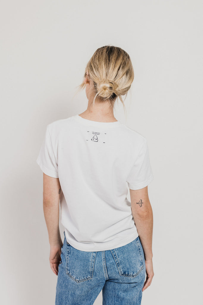 Fitted Short Sleeve T-shirt | White