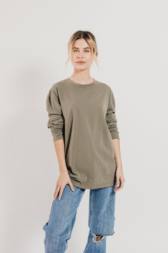 Unisex Long Sleeve T-shirt | Olive